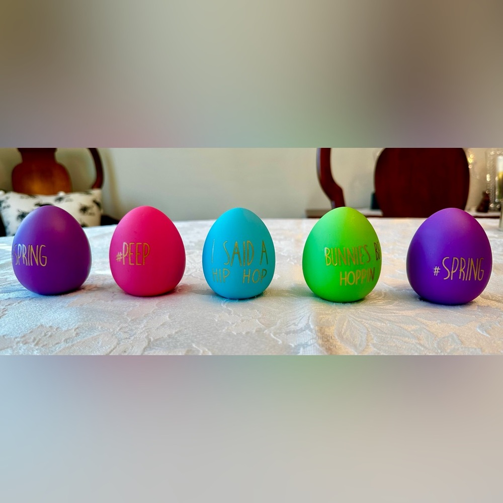 💜 Pier 1 “Bright Word” Colorful Easter Eggs 🩷